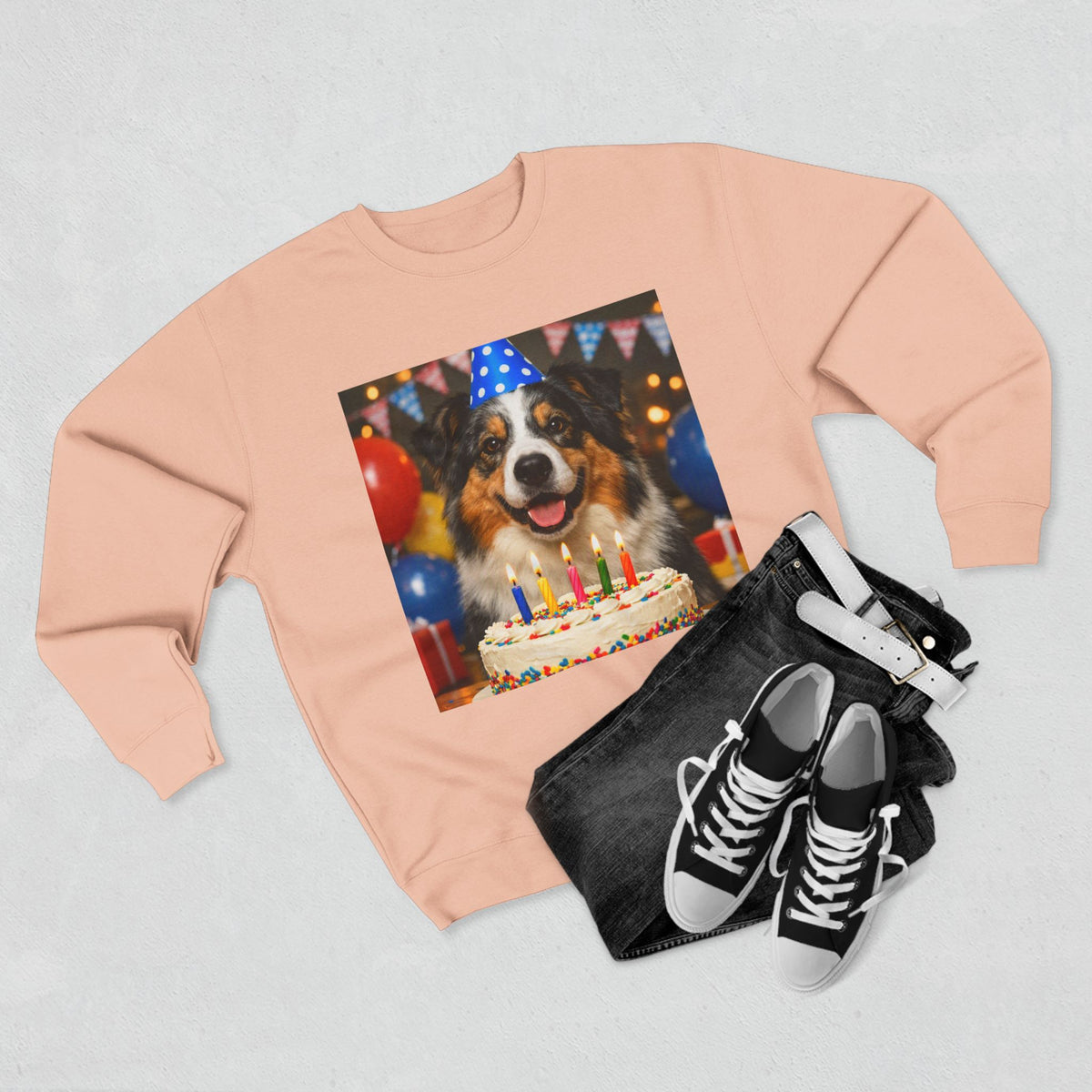 Birthday Buddy Aussie Unisex Crewneck Sweatshirt