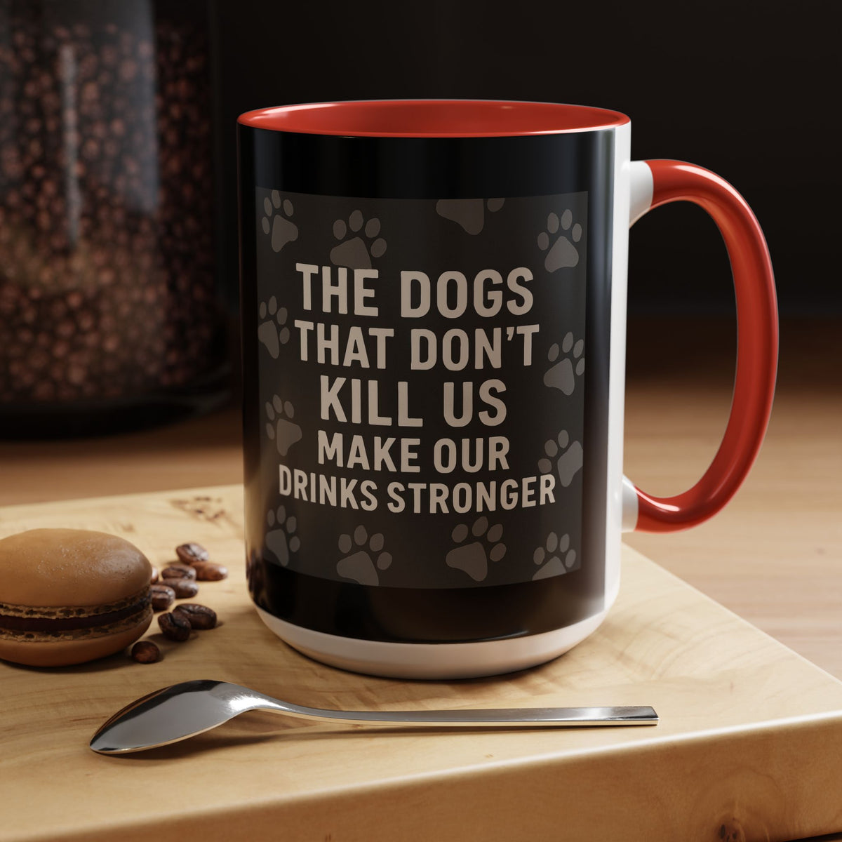 Drinks Stronger 2-Tone Coffee Mug