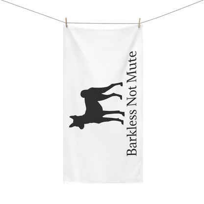 Barkless Not Mute Mink-Cotton  Beach Towel