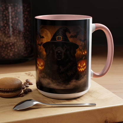 Witch Hat Pack Newfie 2-Tone Coffee Mug