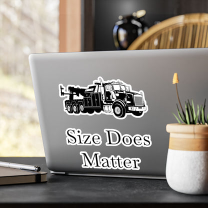 Size Does Matter Vinyl Decal