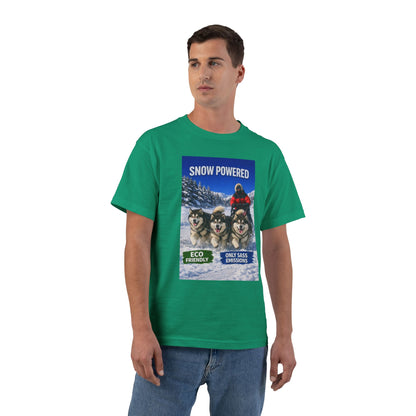 Snow Powered Men's Short-Sleeve Crewneck Tee