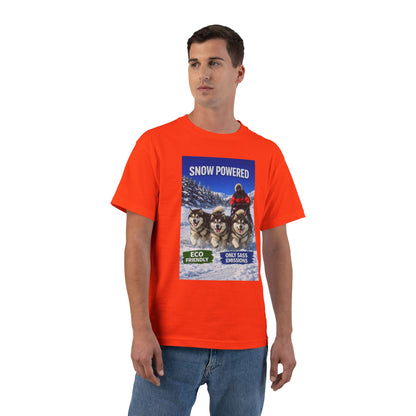 Snow Powered Men's Short-Sleeve Crewneck Tee