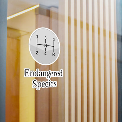 Endangered Species Vinyl Decal