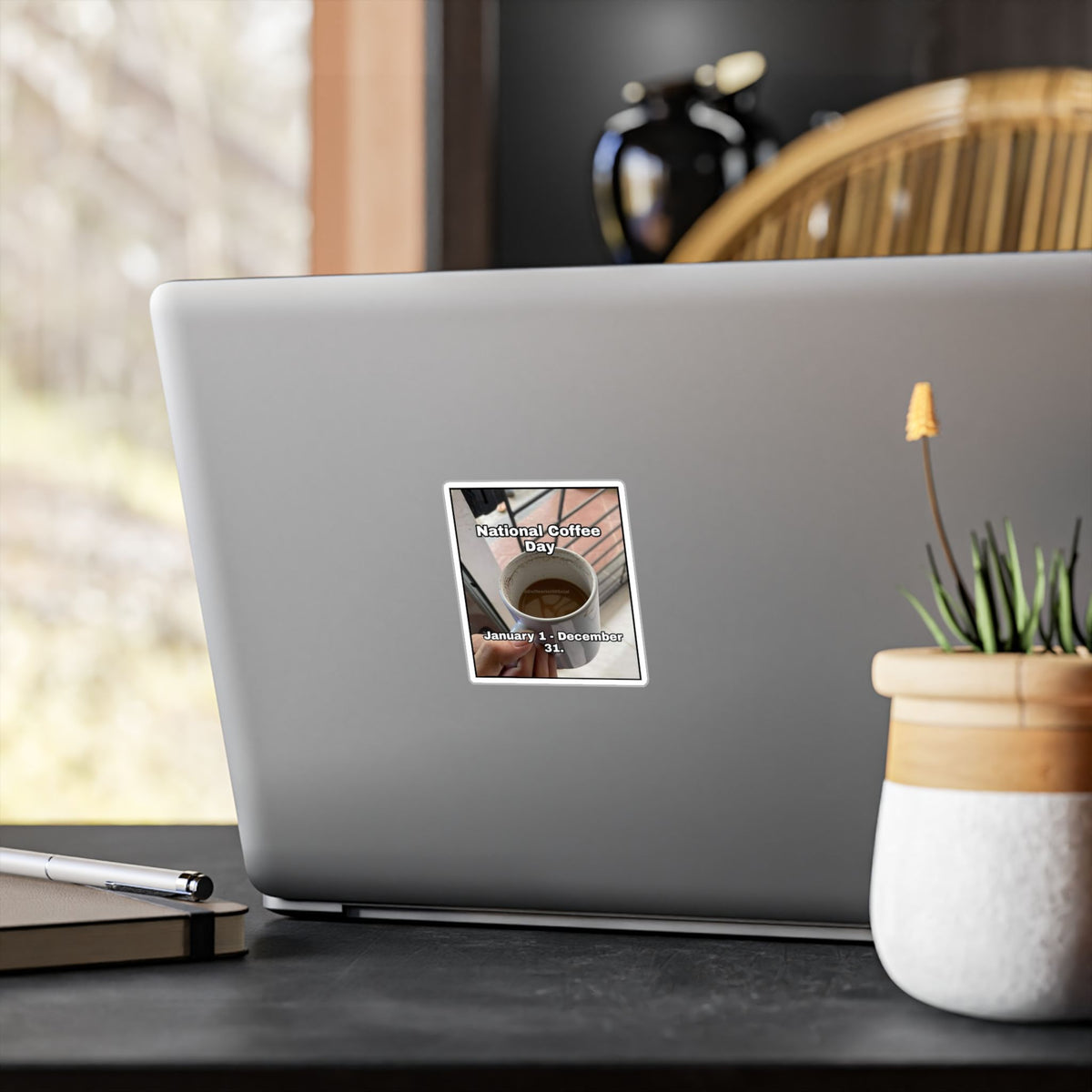 National Coffee Day Vinyl Decal