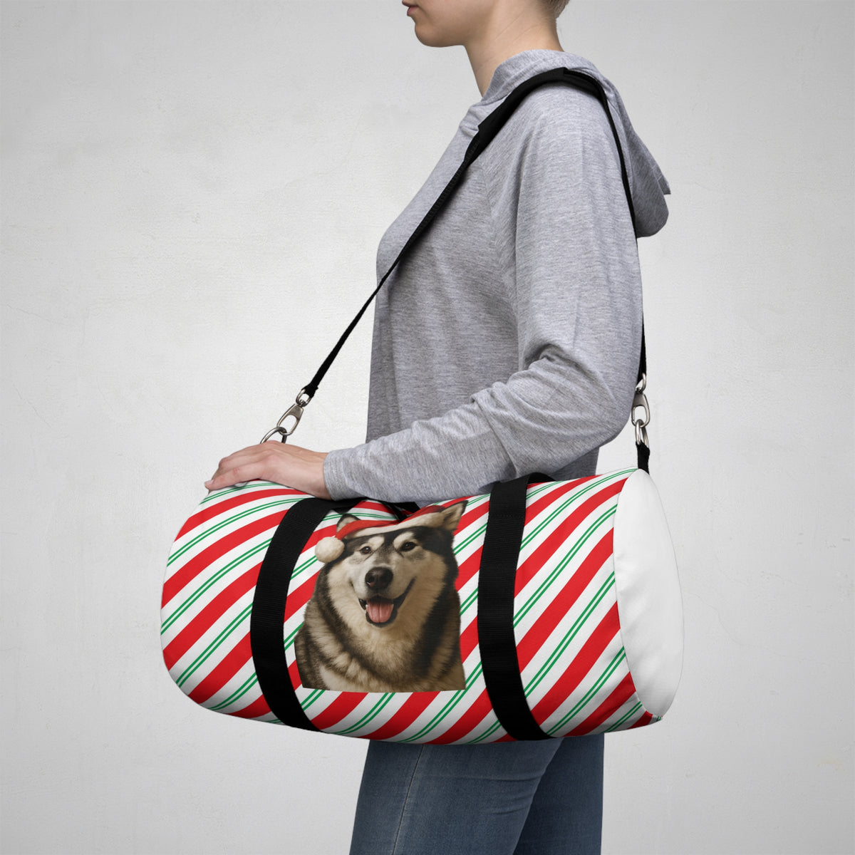 Santa Paws Malamute Duffel Bag