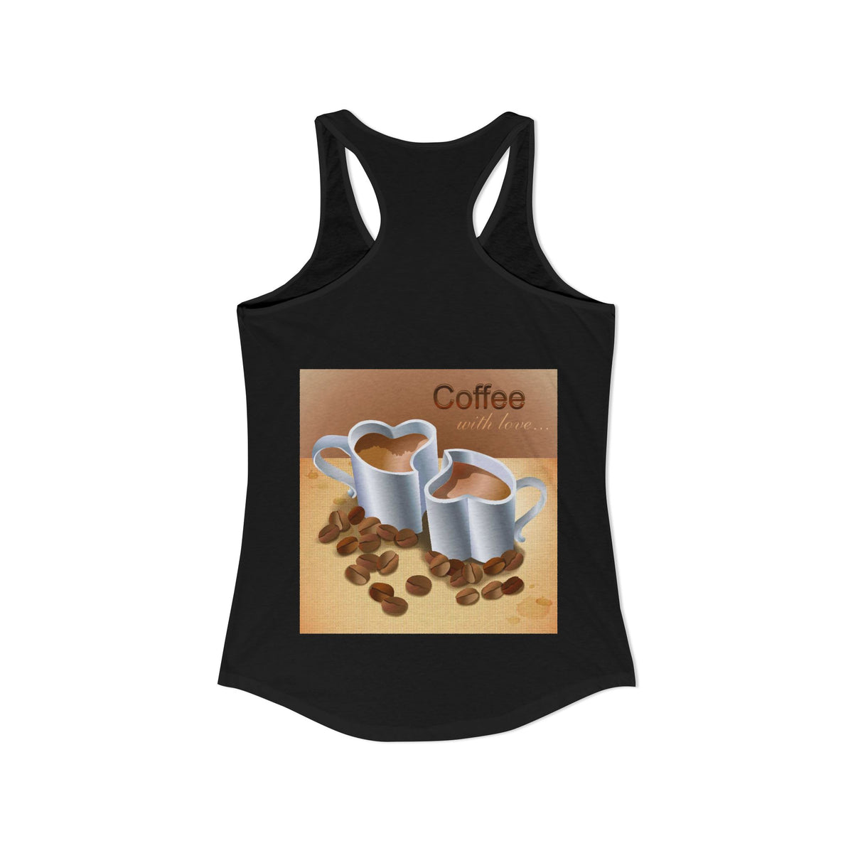 Coffee With Love Women's Racerback Tank