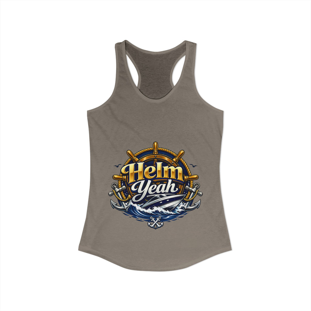 Helm Yeah Women's Racerback Tank