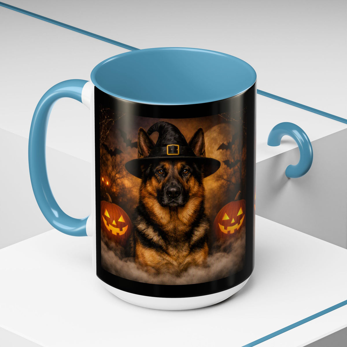 Witch Hat Pack German Shepherd 2-Tone Coffee Mug