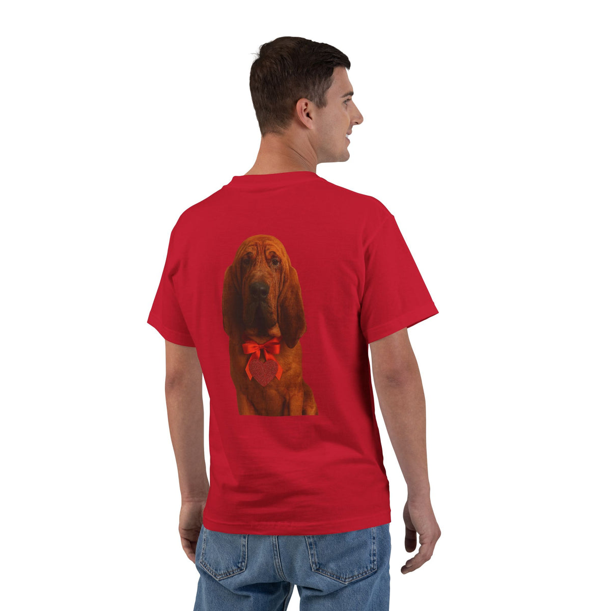 Cupid's Companion Bloodhound Men's Short-Sleeve Crewneck Tee