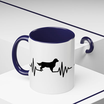 My Heart Beats For Goldens 2-Tone Coffee Mug