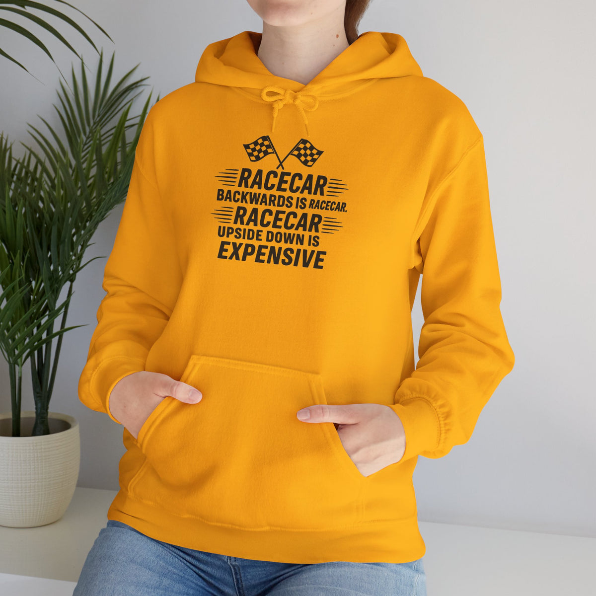 Racecar Backwards Unisex Hoodie