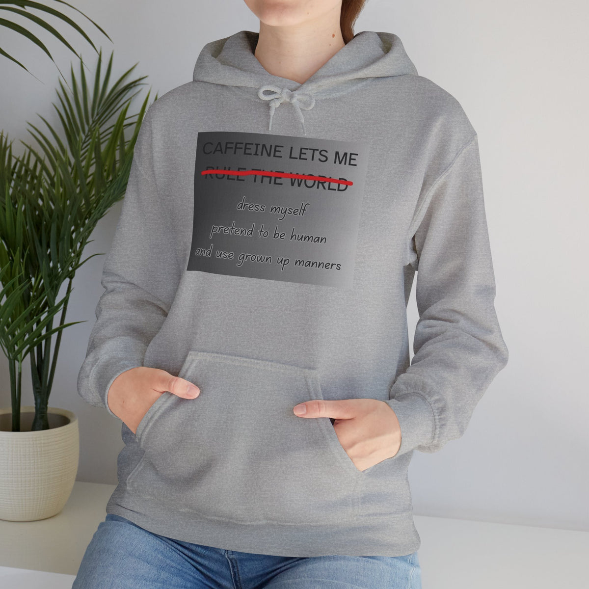 Caffeine Lets Me Unisex Hoodie