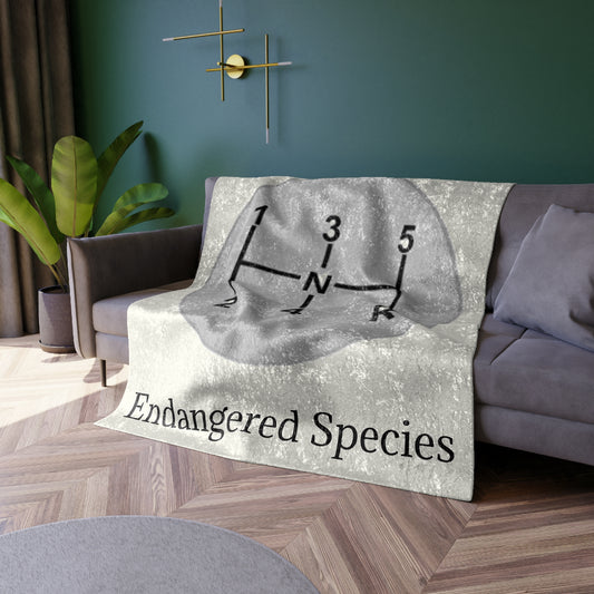 Endangered Species Crushed Velvet Blanket