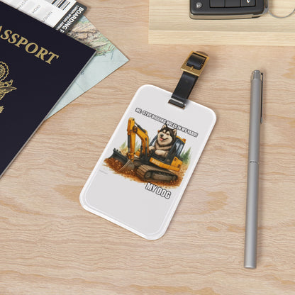 Digmaster 2000 Leather Strap Luggage Tag