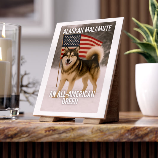 All-American Breed Ceramic Photo Tile