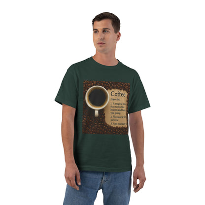 Coffee Definition Men's Short-Sleeve Crewneck Tee