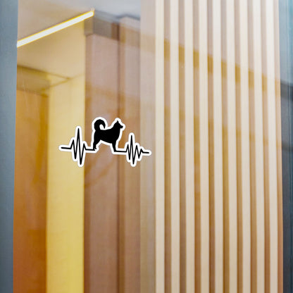 My Heart Beats For Malamutes Vinyl Decal