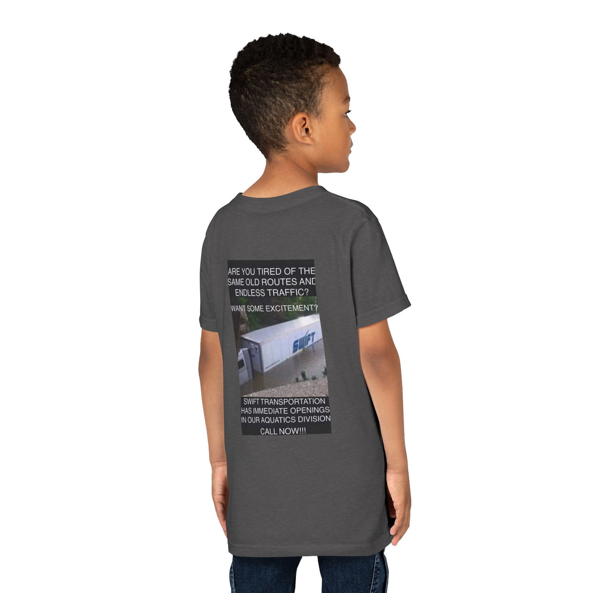 Swift Aquatics Youth Unisex Short Sleeve Crewneck Tee