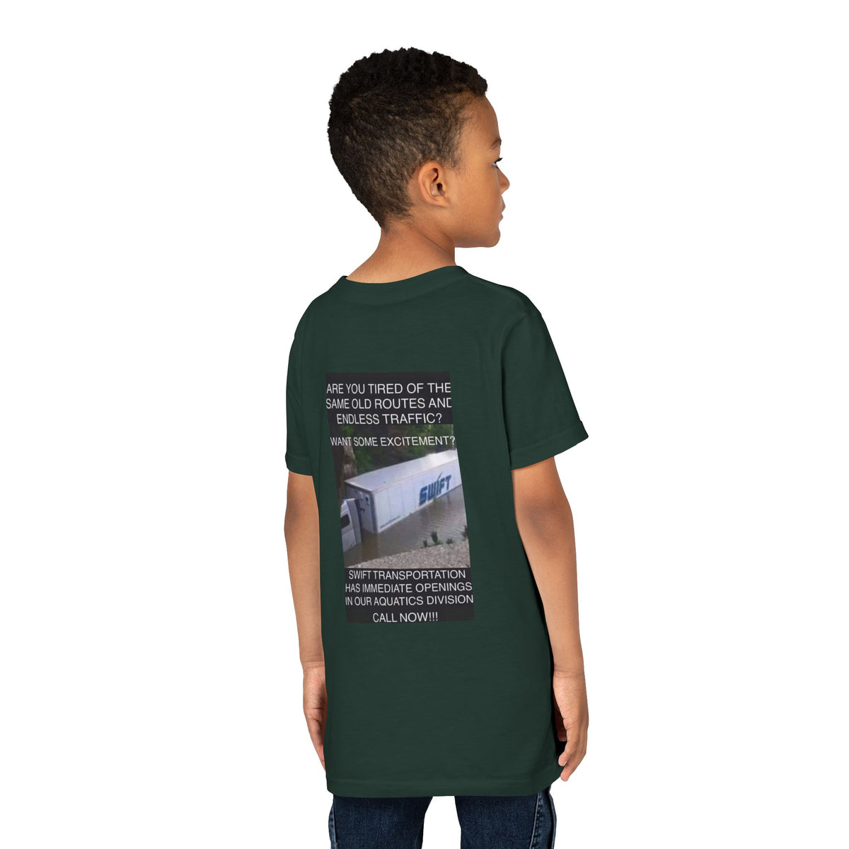 Swift Aquatics Youth Unisex Short Sleeve Crewneck Tee