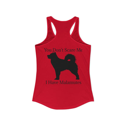 You Don't Scare Me Women's Racerback Tank