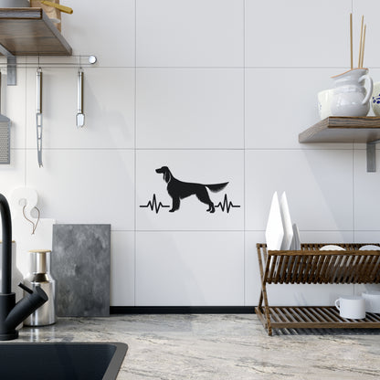 My Heart Beats For English Setters Ceramic Photo Tile
