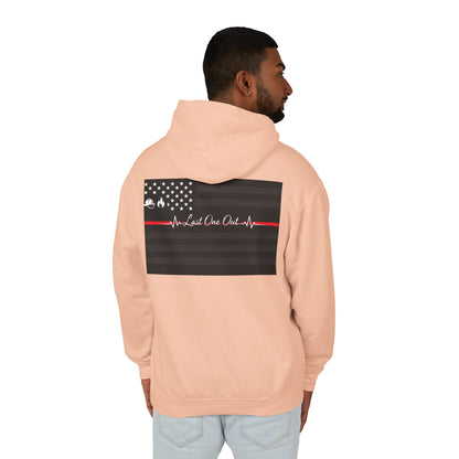 Thin Red Line Unisex Lightweight Hoodie