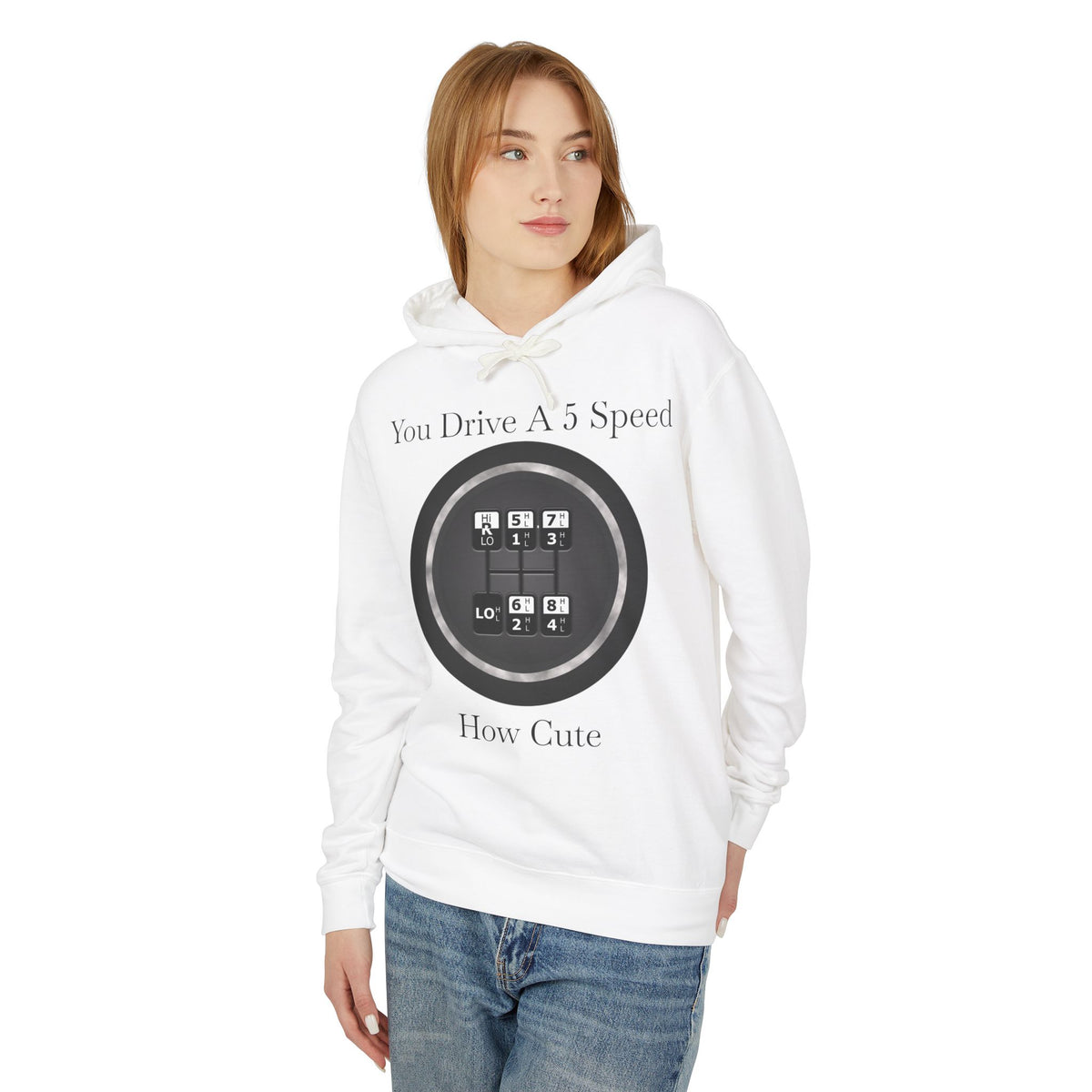 5 Speed How Cute Unisex Lightweight Hoodie