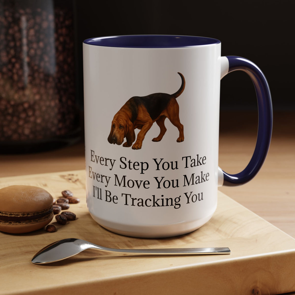 Tracking You 2-Tone Coffee Mug