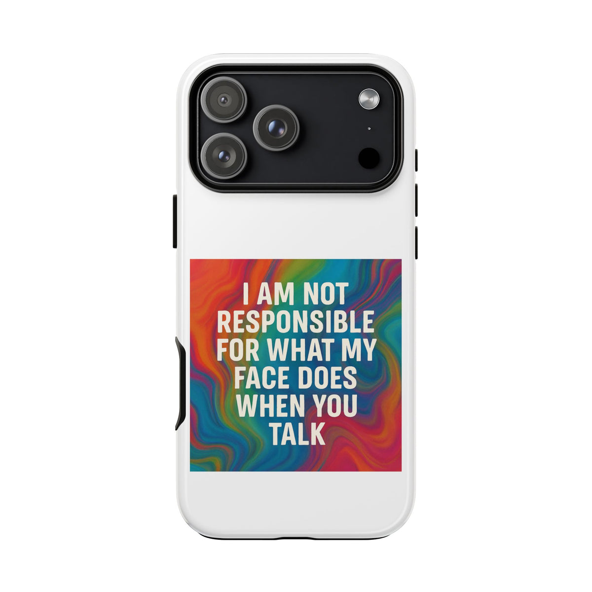 When You Talk iPhone Case