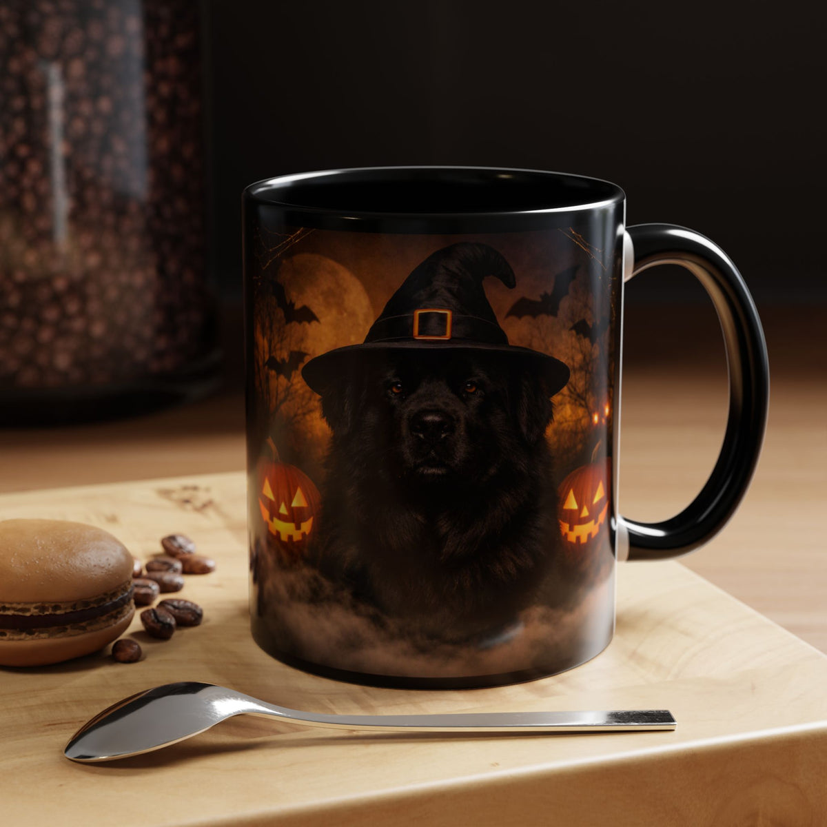 Witch Hat Pack Newfie 2-Tone Coffee Mug