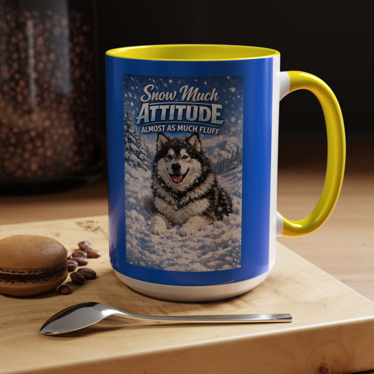 Snow Much Attitude 2-Tone Coffee Mug