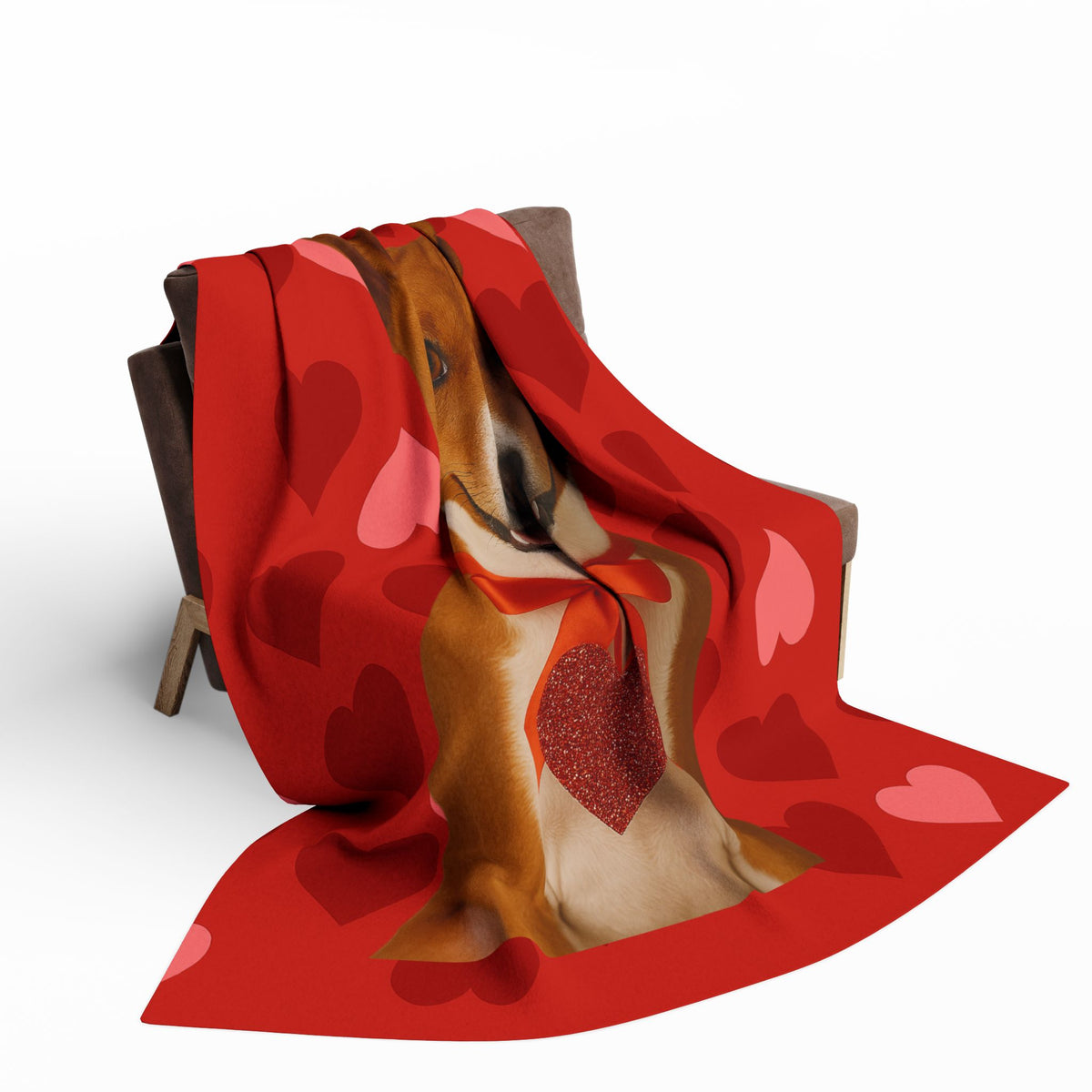 Cupid's Companion Basenji Arctic Fleece Blanket