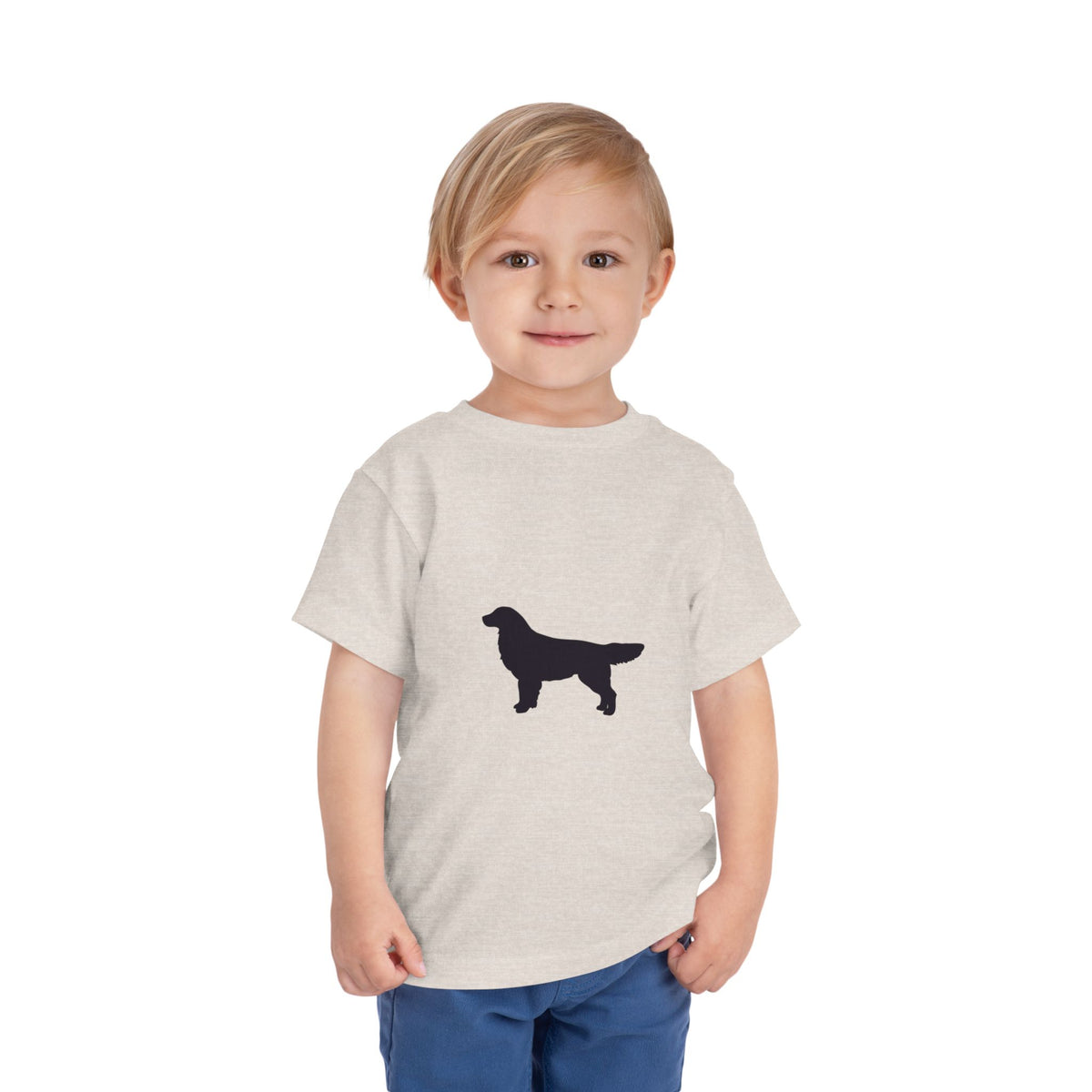Golden Silhouette Toddler Unisex Short Sleeve Crewneck Tee