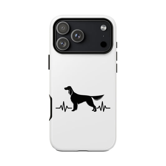 My Heart Beats For English Setters iPhone Case