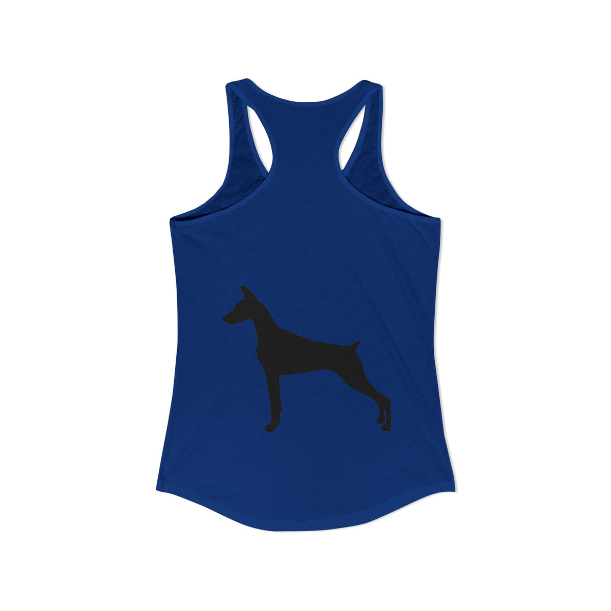 Doberman Silhouette Women's Racerback Tank
