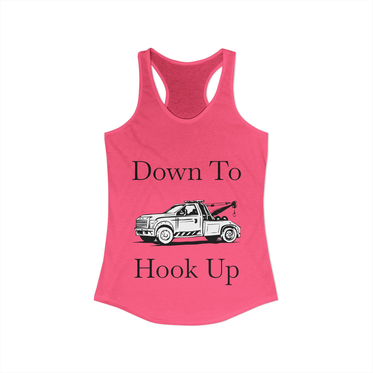 Down To Hook Up Women's Racerback Tank