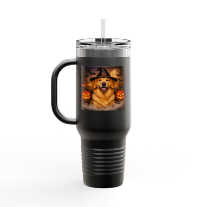 Witch Hat Pack Golden Insulated Travel Mug