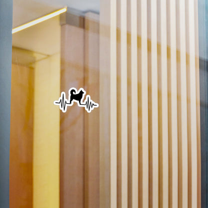 My Heart Beats For Malamutes Vinyl Decal
