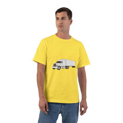Semi Truck Men's Short-Sleeve Crewneck Tee
