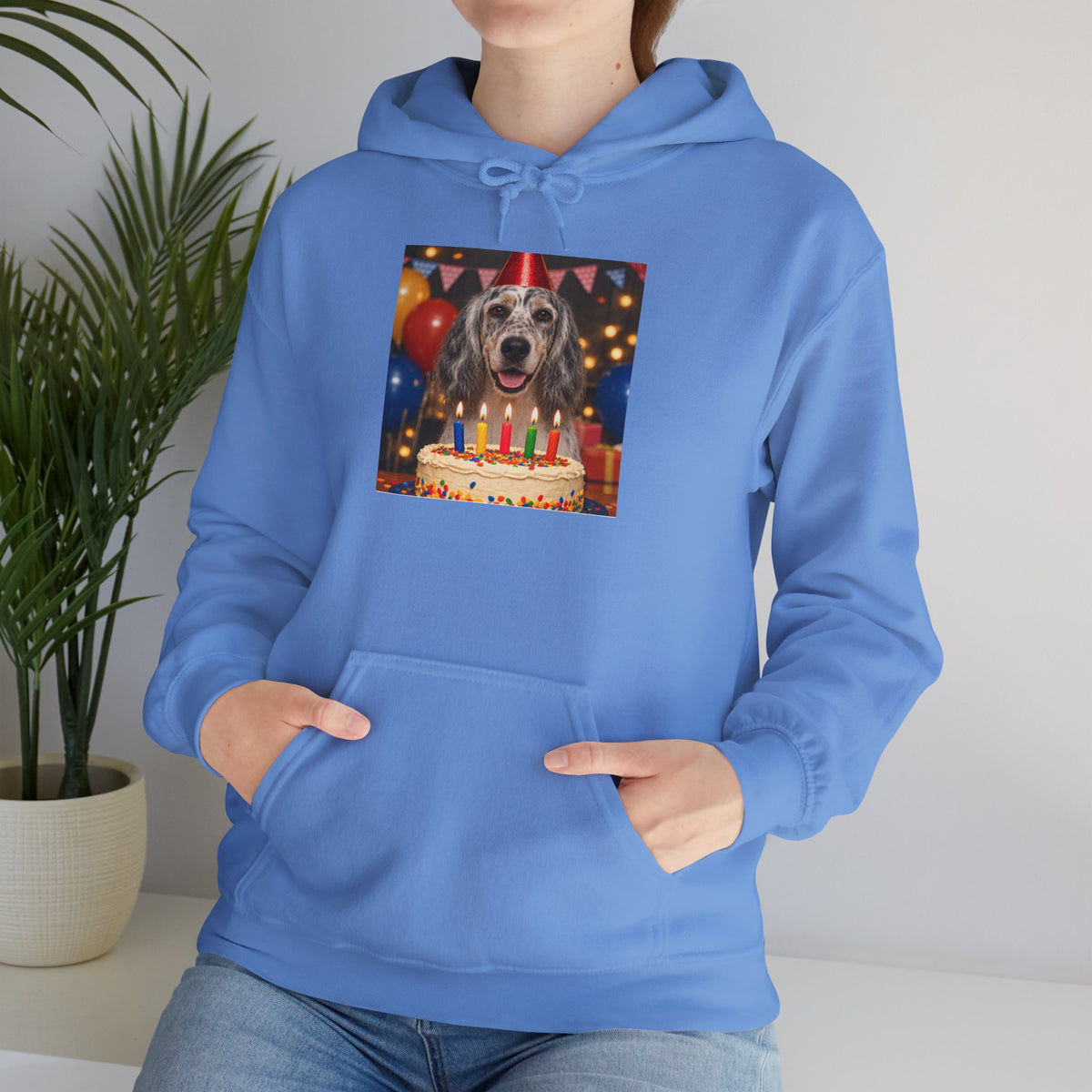 Birthday Buddy English Setter Unisex Hoodie