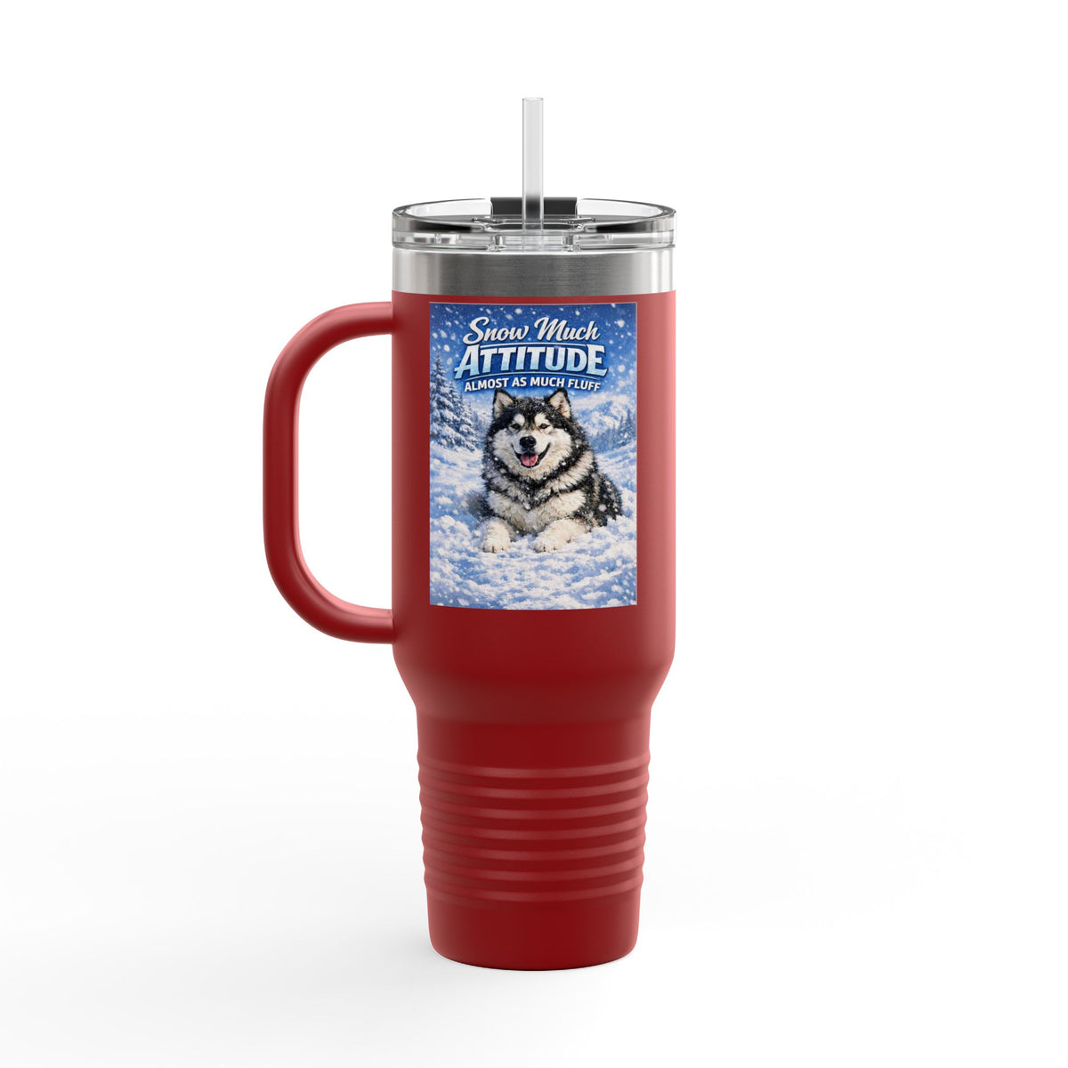 Snow Much Attitude Insulated Travel Mug