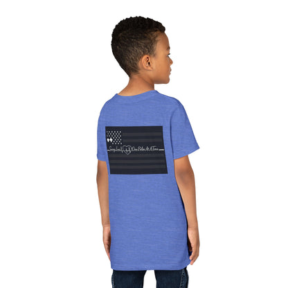 Thin White Line Youth Unisex Short Sleeve Crewneck Tee