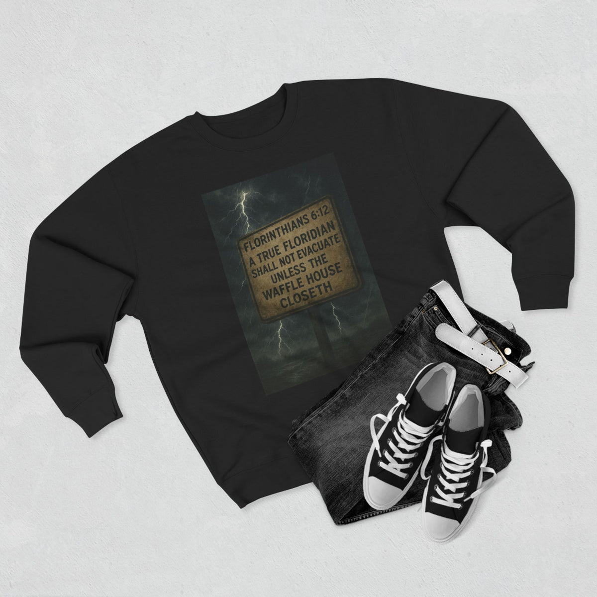 Florinthians 6:12 Unisex Crewneck Sweatshirt