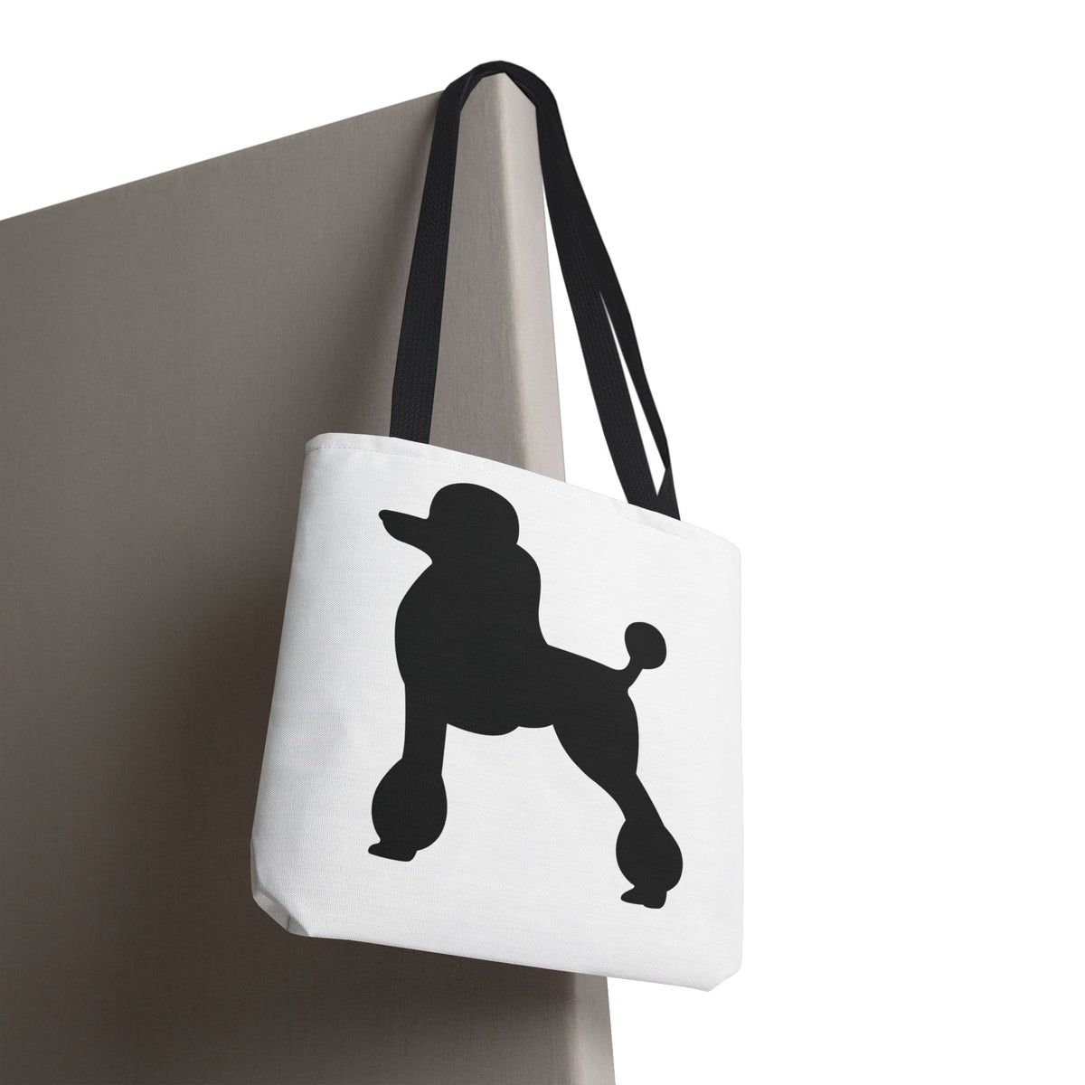 Poodle Silhouette Tote Bag