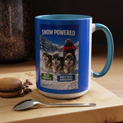 Snow Powered 2-Tone Coffee Mug