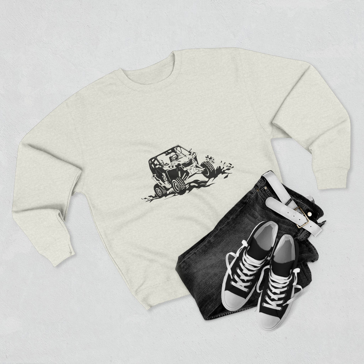 Slingin' Mud Side By Side Unisex Crewneck Sweatshirt