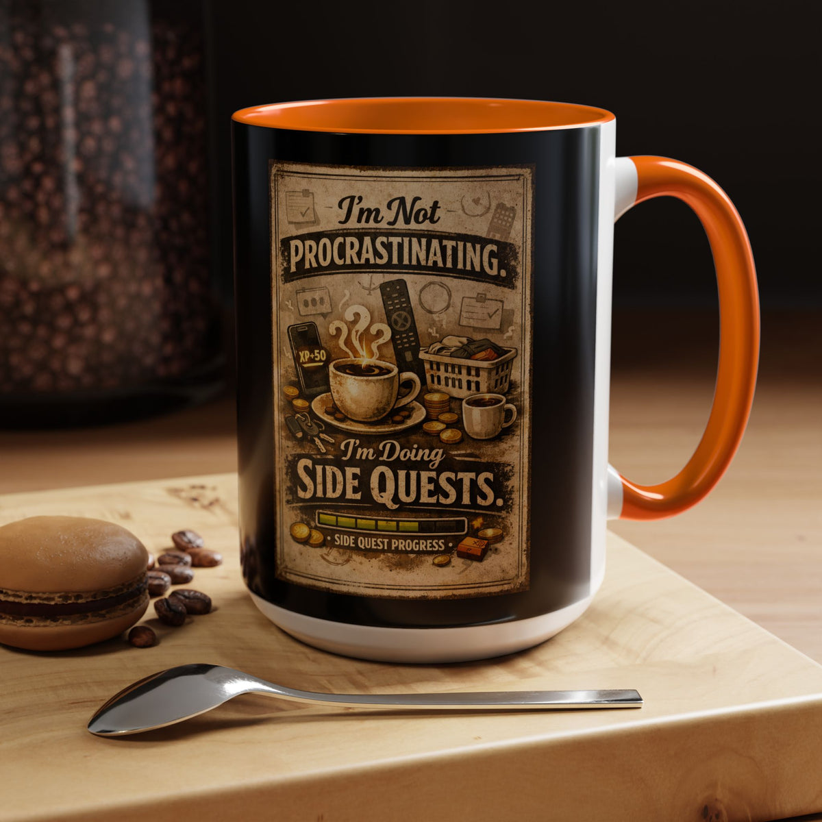 Procrastinating 2-Tone Coffee Mug