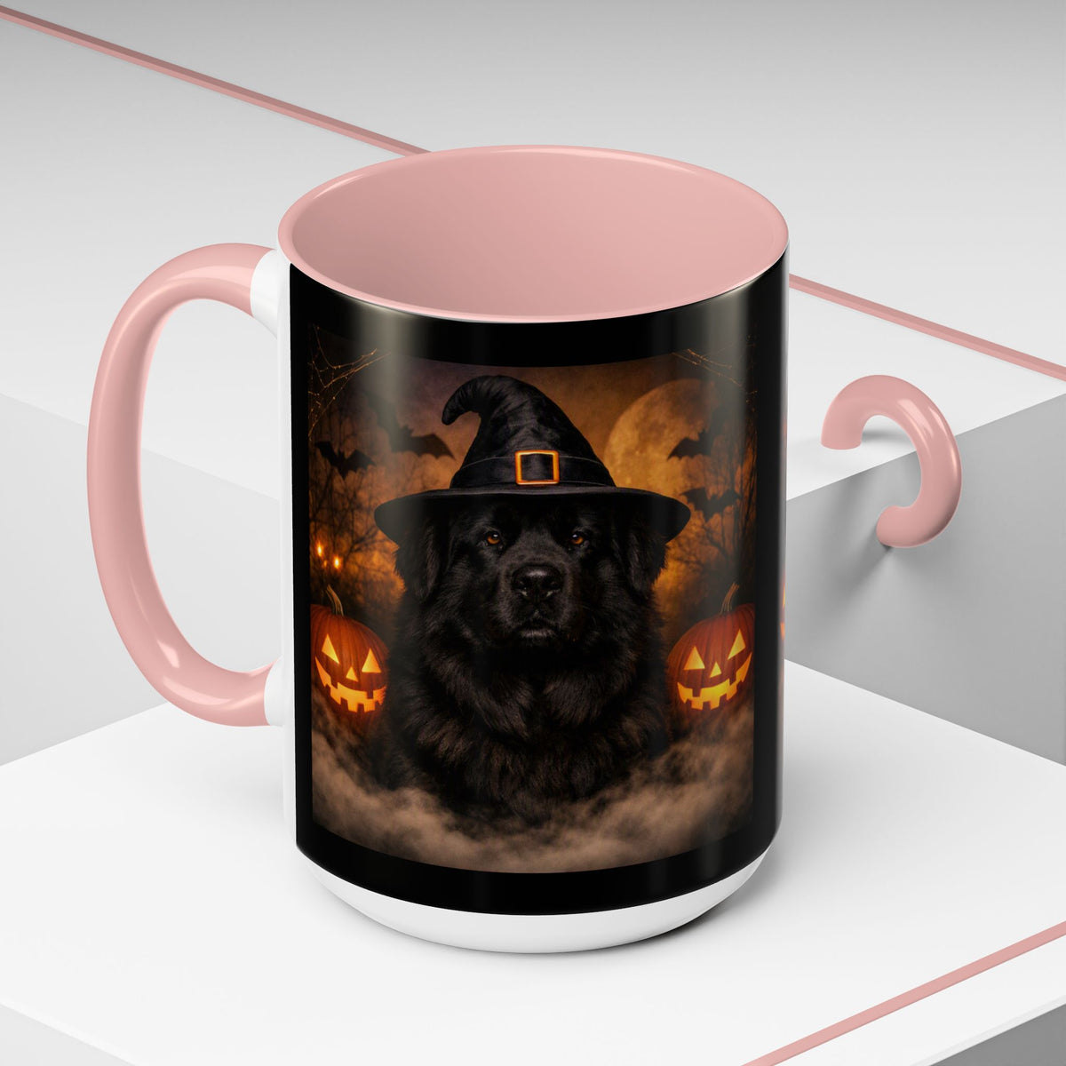 Witch Hat Pack Newfie 2-Tone Coffee Mug