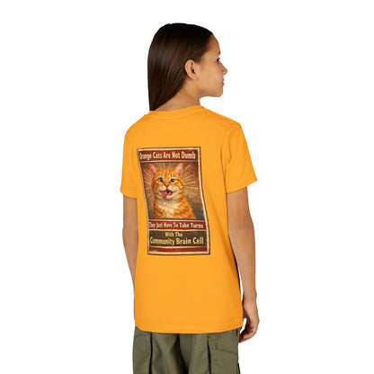 Community Brain Cell Youth Unisex Short Sleeve Crewneck Tee